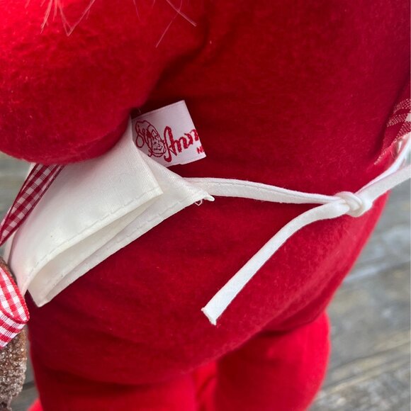 Vintage 1994 Annalee Santa Chef Hat Pie #5632 18" Tags Gingerbread Man - Picture 5 of 13